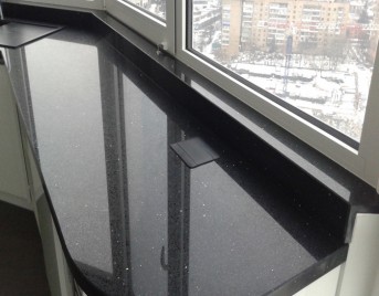 Столешница из литьевого мрамора City Stone R-8803 крупным планом
